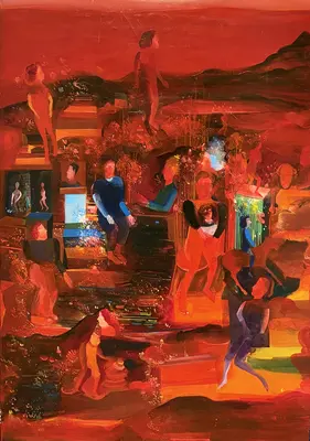 Red Composition